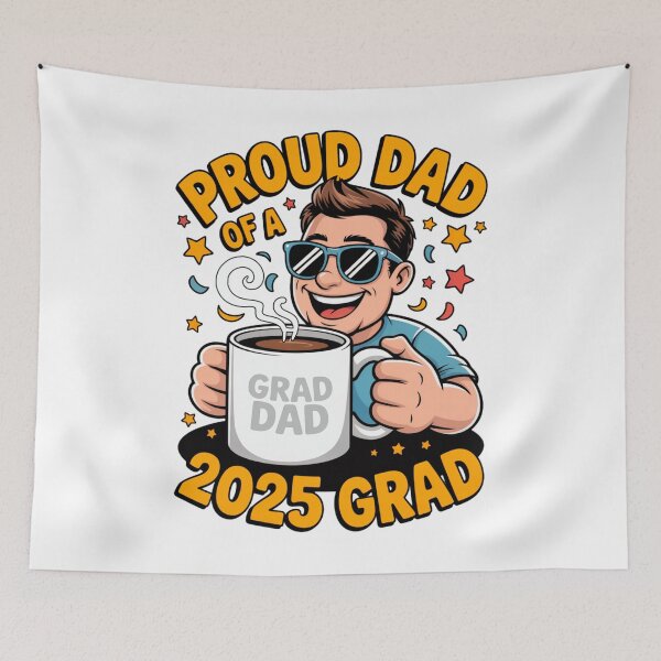 Item preview, Proud Dad Of A 2025 Grad Funny Graduation T-Shirt designed and sold by EthosWear.
