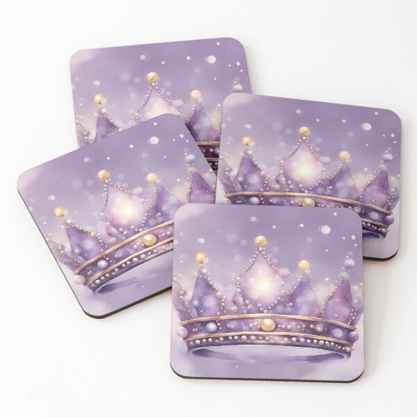 Item preview, Purple Golden Crown in Sky designed and sold by CalmnessbyChoice.