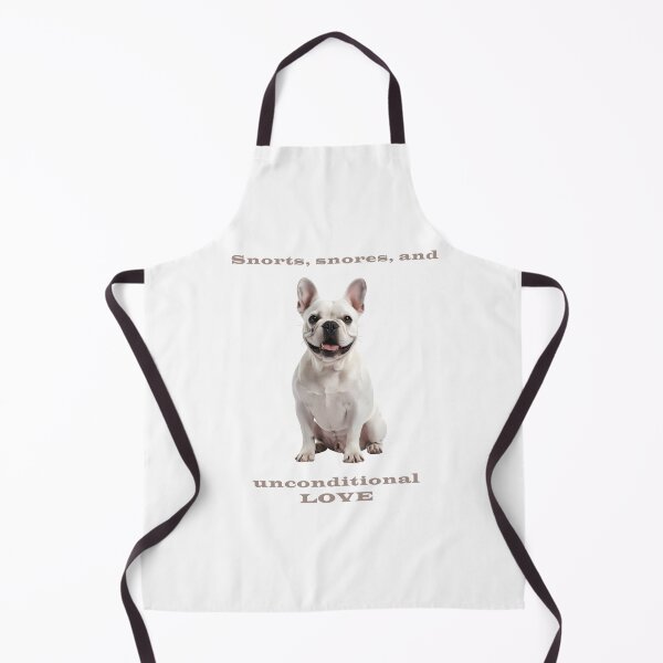 Item preview, White French Bulldog – Snorts, Snores & Unconditional Love designed and sold by Pawtraitvibes.