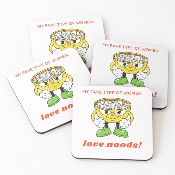 Item preview, My fave type of women love noods.  designed and sold by NicMacTees.