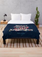 Behandle Menschen mit Freundlichkeit - Harry Styles Fleecedecke