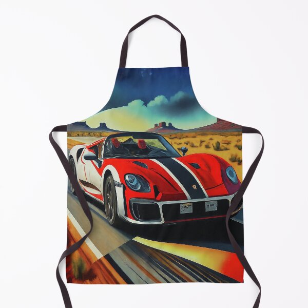 Item preview, Desert Racer – Red Supercar Speeding Through Monument Valley designed and sold by Victor Shadehorn.