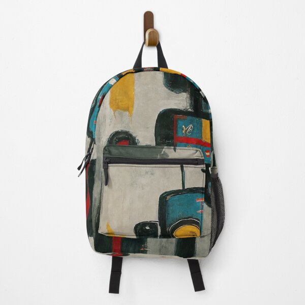Item preview, Retro Bot Vibes – Abstract Expressionist Robot Pop Art designed and sold by Victor Shadehorn.