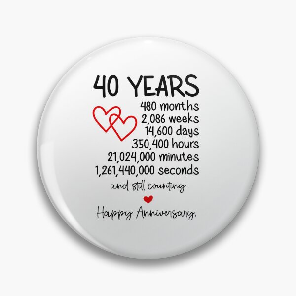 Item preview, 40th Anniversary  designed and sold by Tractor Dog.