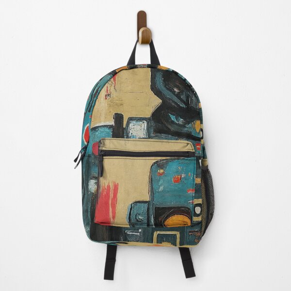 Item preview, Retro Tech Sentinel – Vintage Abstract Robot Pop Art designed and sold by Victor Shadehorn.