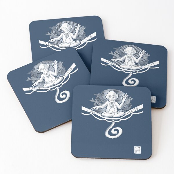 Item preview, Highline Monkey White designed and sold by Noem-Prints.