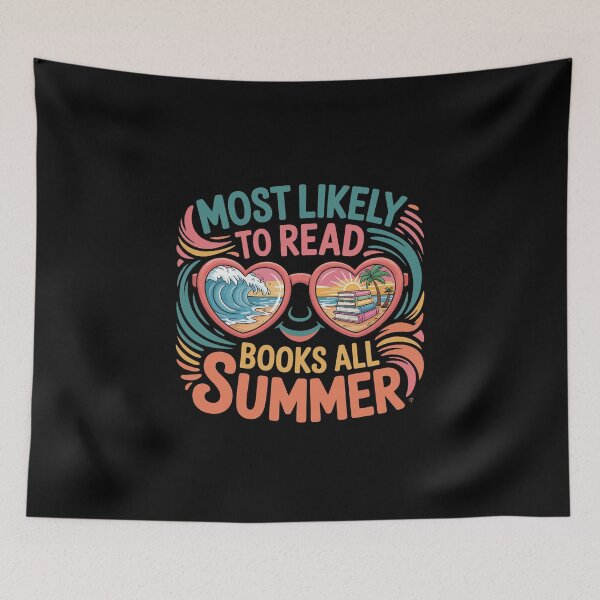 Item preview, most likely to read books all summer designed and sold by jkrphoto.
