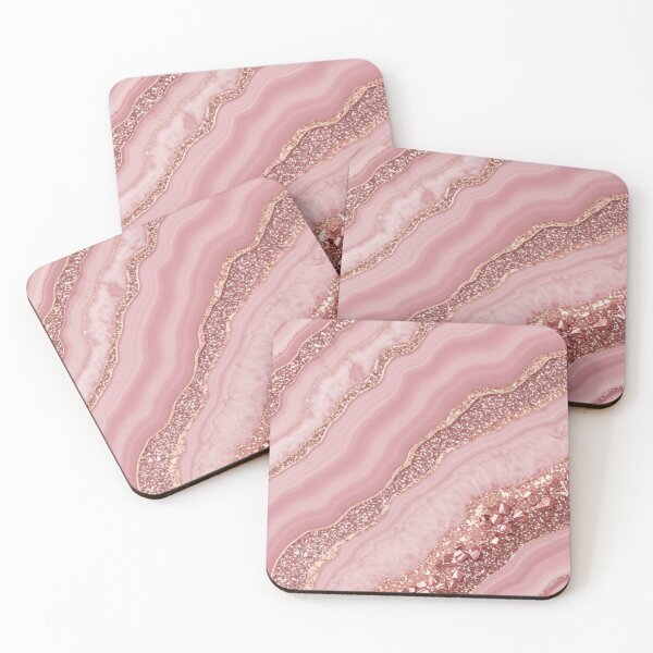 Item preview, Rose Quartz Geode Veins designed and sold by GemShimmerCo.