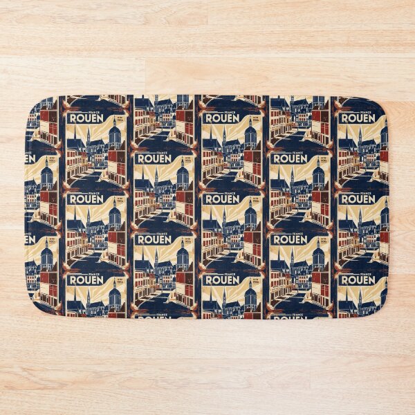 Item preview, Rouen France 1950s Vintage Travel Tourism designed and sold by TravelersGems.
