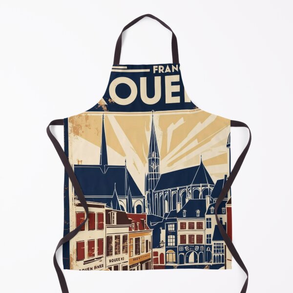 Item preview, Rouen France 1950s Vintage Travel Tourism designed and sold by TravelersGems.