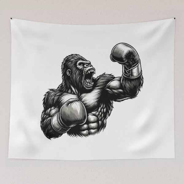 Item preview, Gorilla Boxer Fighter Boxing Roars Gift designed and sold by Pineapple-Tree.