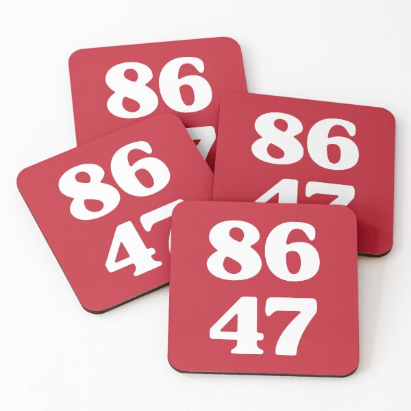 Item preview, 8647 ANTI TRUMP MEME STICKER (RED) designed and sold by SabbaticalSteve.