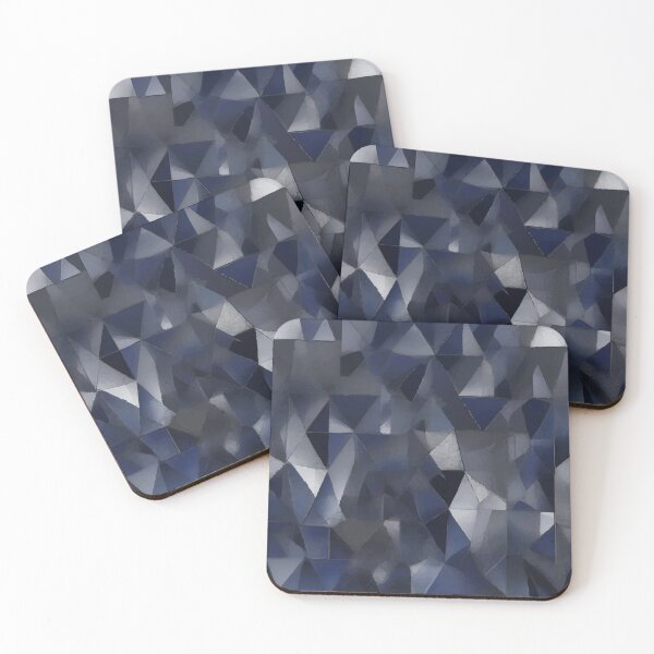 Item preview, Midnight Facets: Geometric Shadowscape designed and sold by AbstractAnom.