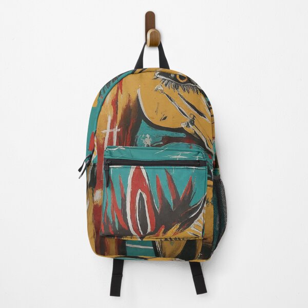 Item preview, Urban Unicorns – Raw Expressionist Mythical Beasts on Teal Canvas designed and sold by Victor Shadehorn.