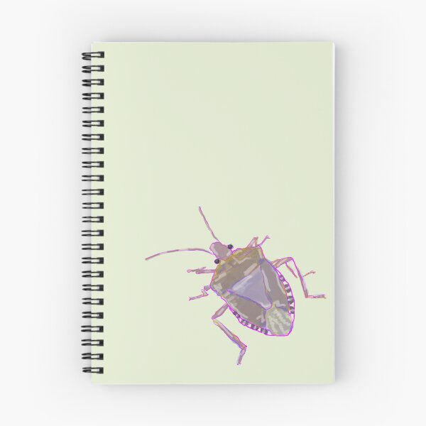 Item preview, Violet-Edged Shield Bug | Modern Entomology Art in Lavender & Taupe designed and sold by J-K-Smith.