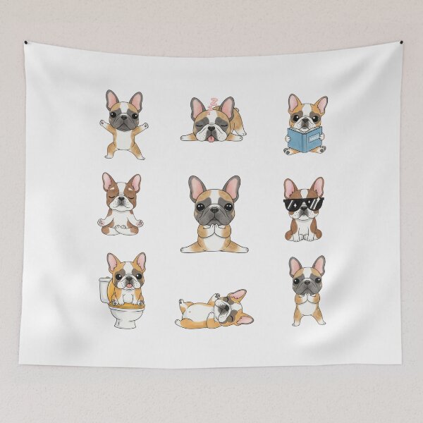 Item preview, Cute French Bulldog Fun Set designed and sold by Claustronautas.