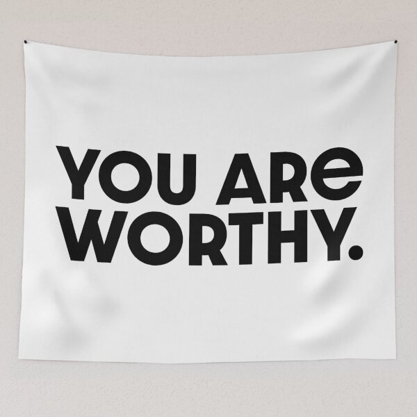 Item preview, You Are Worthy - Black designed and sold by sillyjess.