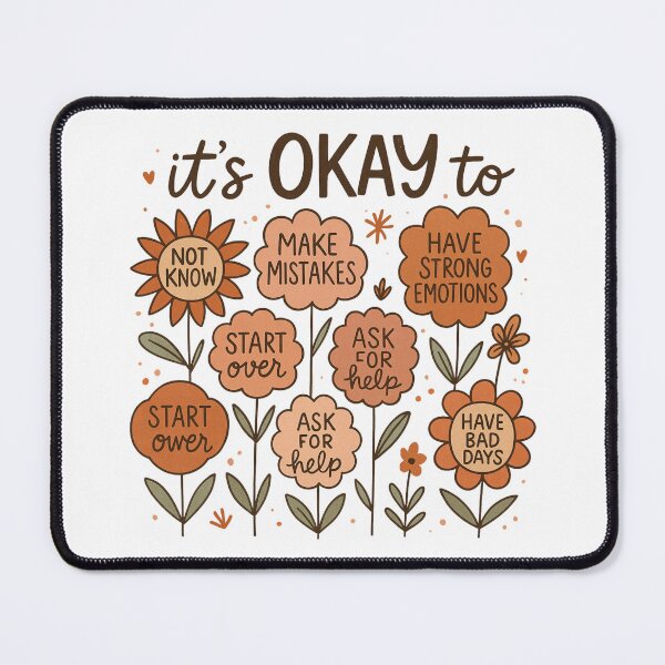 Item preview, It's OK to Be Neurodivergent – Neurodiversity & Mental Health Support Design designed and sold by HEI DesignPartners.