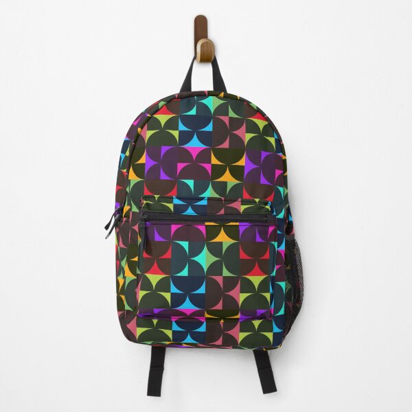 Item preview, A bold and vibrant design featuring interlocking semi-circles in a grid arrangement, suitable for contemporary art prints, modern home textiles, and eye-catching digital media. designed and sold by SvitlanaSolo.