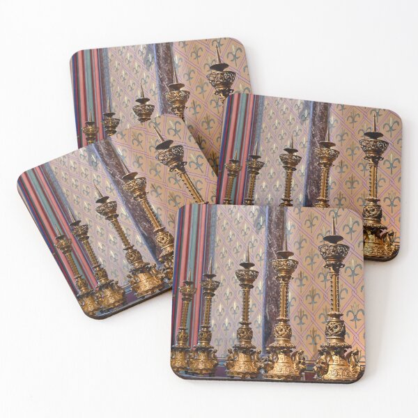 Item preview, Gold candle holders,Notre Dame cathedral interior, Paris,France designed and sold by goceris.