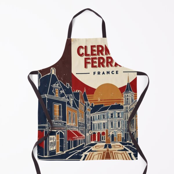 Item preview, Clermont Ferrand France 1950s Vintage Travel Tourism designed and sold by TravelersGems.