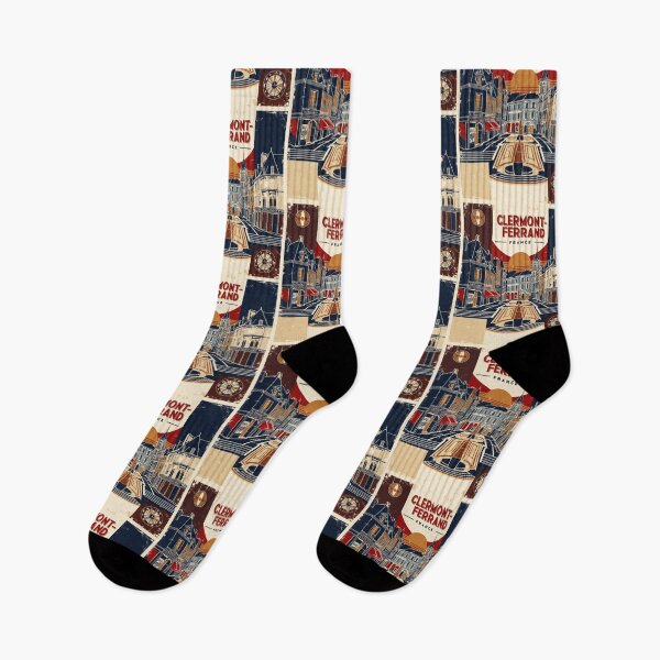 Item preview, Clermont Ferrand France 1950s Vintage Travel Tourism designed and sold by TravelersGems.