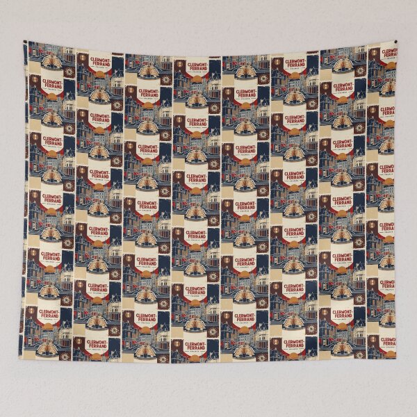 Item preview, Clermont Ferrand France 1950s Vintage Travel Tourism designed and sold by TravelersGems.