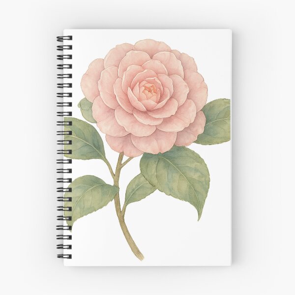 Item preview, A watercolor illustration of Camellia designed and sold by GentleMuse.