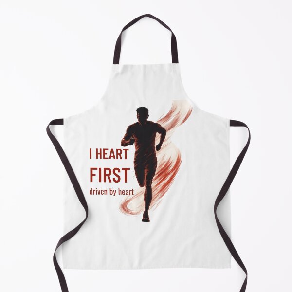 Item preview, Runner Silhouette Art – I Heart First Motivational Design designed and sold by JenniferCreaArte .