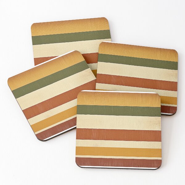 Item preview, Vintage 1970s Retro Stripes 2 designed and sold by SparroCreative.