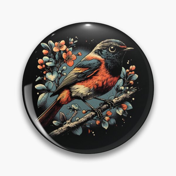 Item preview, Painted Redstart 9 designed and sold by theAVIARY7.