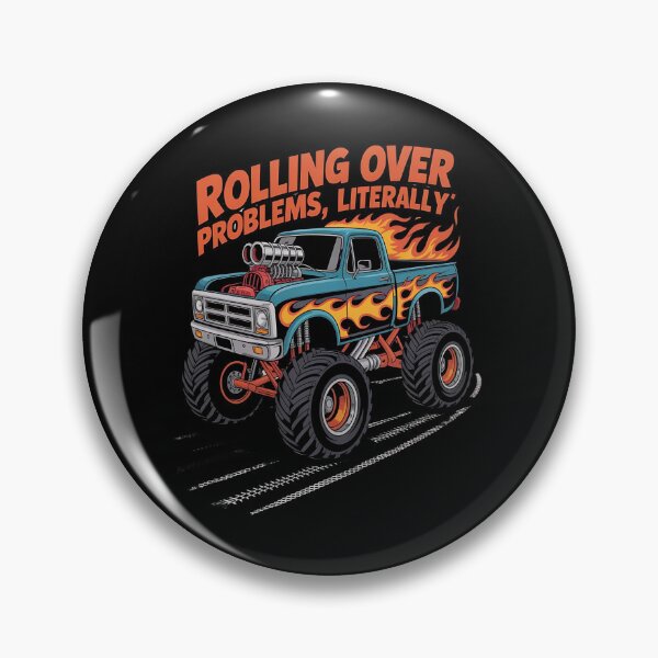 Item preview, Monster truck - Turbo tread - Rugged rides - truckosaurus - Diesel dominator - Monster jam - Angry trucks - Grave digger - Crusher - Bogbuster designed and sold by JansenGS.