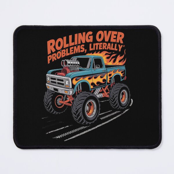 Item preview, Monster truck - Turbo tread - Rugged rides - truckosaurus - Diesel dominator - Monster jam - Angry trucks - Grave digger - Crusher - Bogbuster designed and sold by JansenGS.