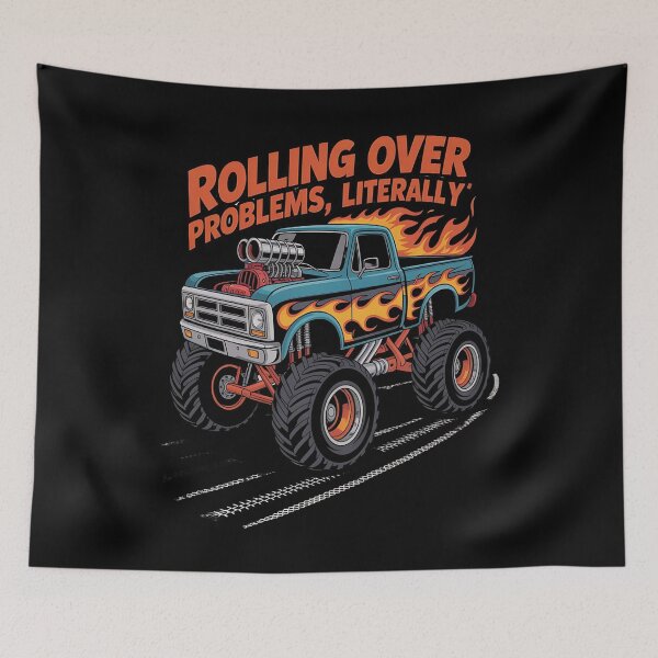 Item preview, Monster truck - Turbo tread - Rugged rides - truckosaurus - Diesel dominator - Monster jam - Angry trucks - Grave digger - Crusher - Bogbuster designed and sold by JansenGS.