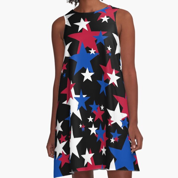 Item preview, Red, White and Blue Stars designed and sold by MellowCat.
