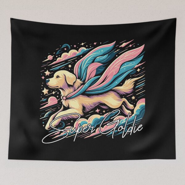 Item preview, Super Dog Golden Retriever Goldie Cape Gift designed and sold by Pineapple-Tree.