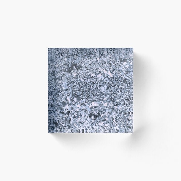 58. Underworld Silver Acrylic Block