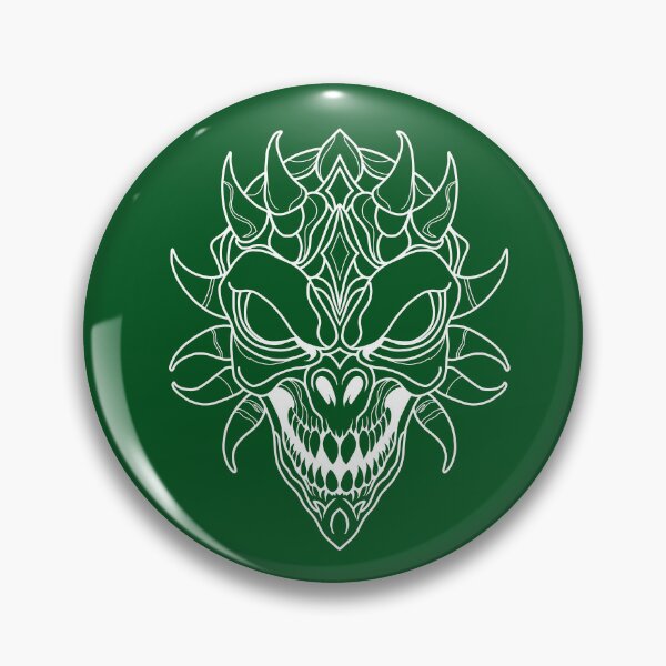 Item preview, Horror Mask: White Line Horned 52-d designed and sold by Waubamik Perry.