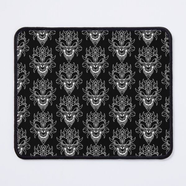 Item preview, Horror Mask: White Line Horned 52-d designed and sold by Waubamik Perry.