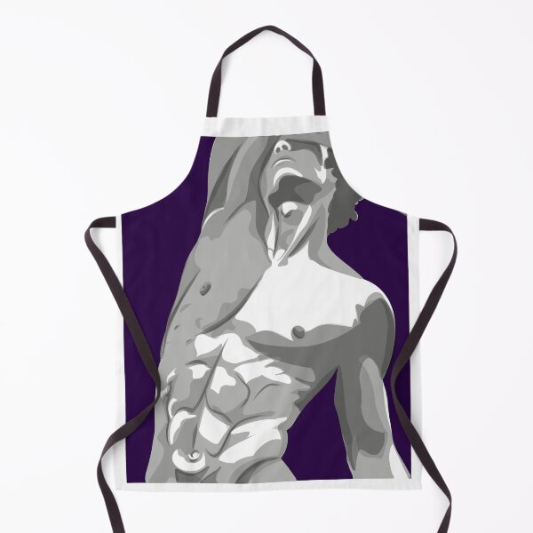 Item preview, Minimalist Male Torso – Bold Greyscale Illustration designed and sold by CharmingArt23.
