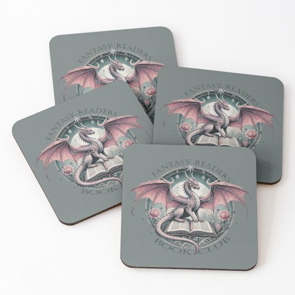 Item preview, Fantasy Dragon Book Club Digital Art designed and sold by Forest Aura Vibes.