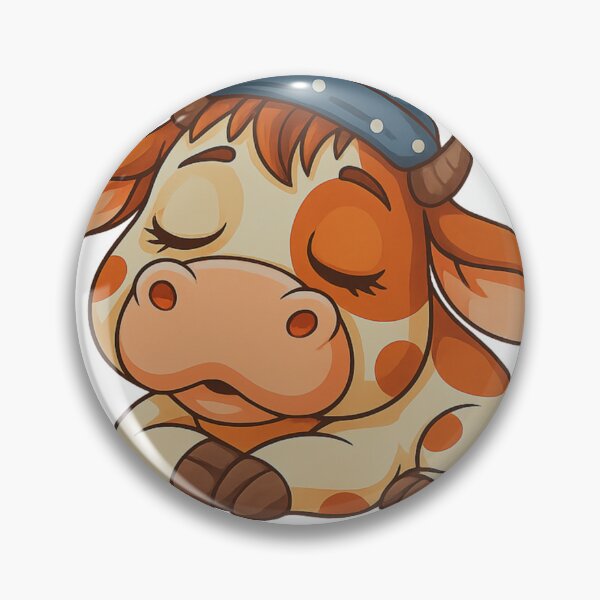 Item preview, Funny Sleepy Cow Cartoon - Nap Time  designed and sold by branaghbel.