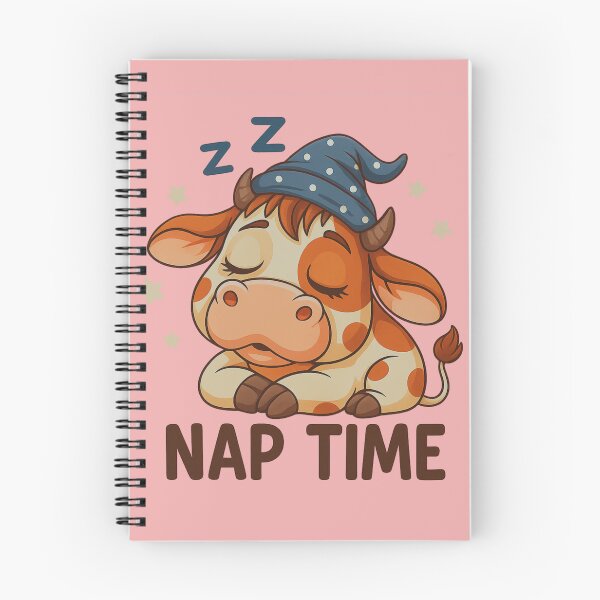 Item preview, Funny Sleepy Cow Cartoon - Nap Time  designed and sold by branaghbel.