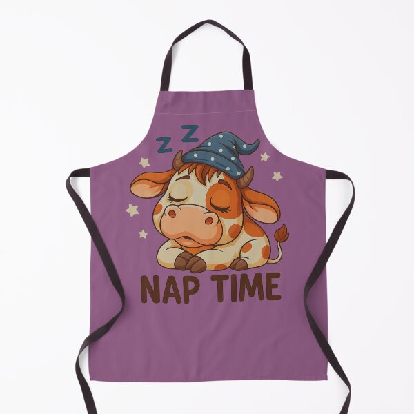 Item preview, Funny Sleepy Cow Cartoon - Nap Time  designed and sold by branaghbel.