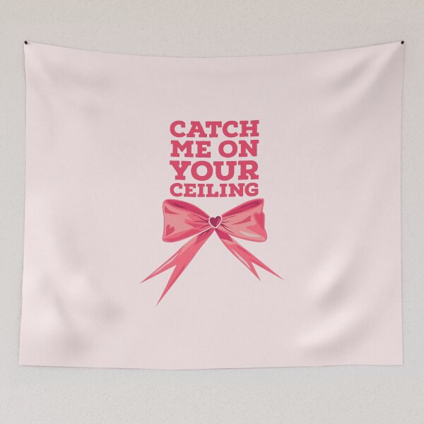 Item preview, Gracie Coded Lyric Bow – Catch Me on Your Ceiling designed and sold by field3.