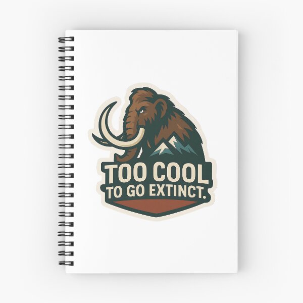 Item preview, mammoth Too Cool to Go Extinct designed and sold by EveStore1.