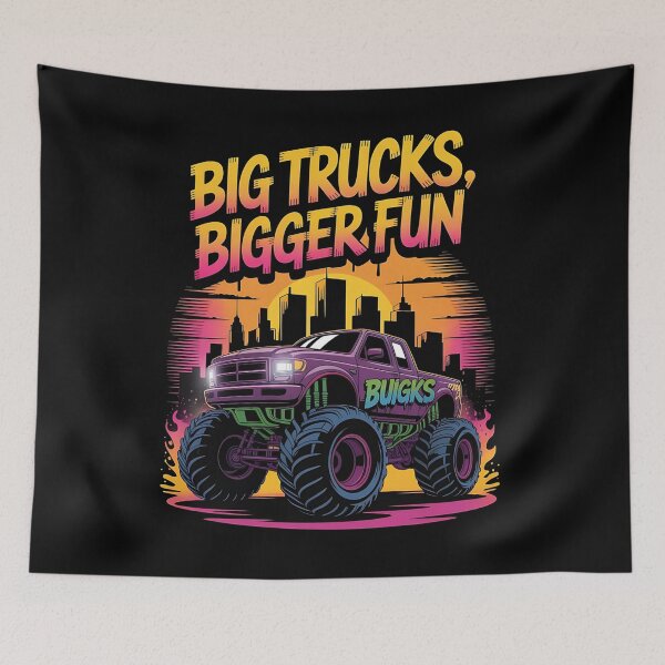 Item preview, Monster truck - Turbo tread - Rugged rides - truckosaurus - Diesel dominator - Monster jam - Angry trucks - Grave digger - Crusher - Bogbuster designed and sold by JansenGS.