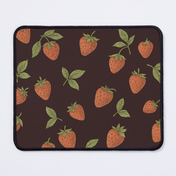 Item preview, Beautiful red strawberries summer pattern designed and sold by HandmadeMood.