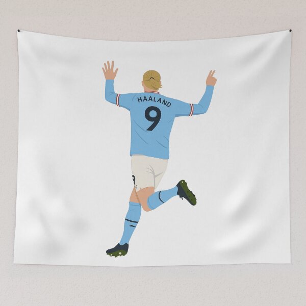 Item preview, Erling Haaland Goal Celebration Sticker designed and sold by Enea Kelo.