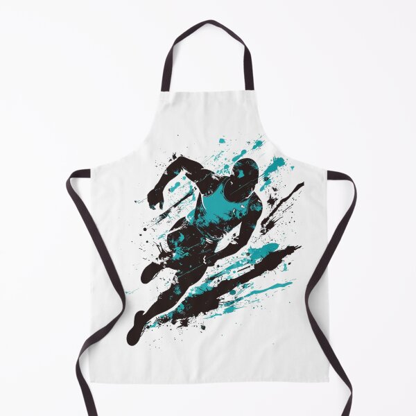 Item preview, Ink Splash Runner – Abstract Athlete in Motion designed and sold by JenniferCreaArte .